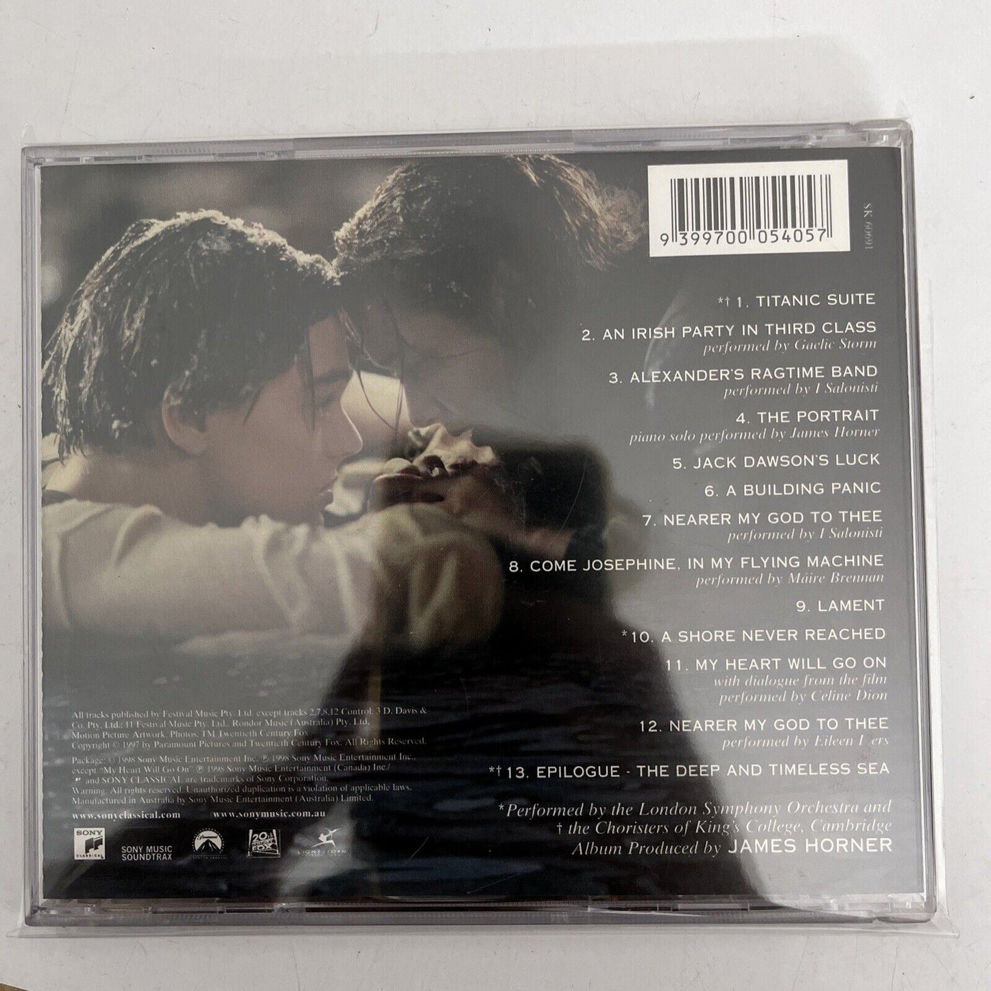 Back To Titanic (Music From The Motion Picture) By James Horner CD 1998 NEW