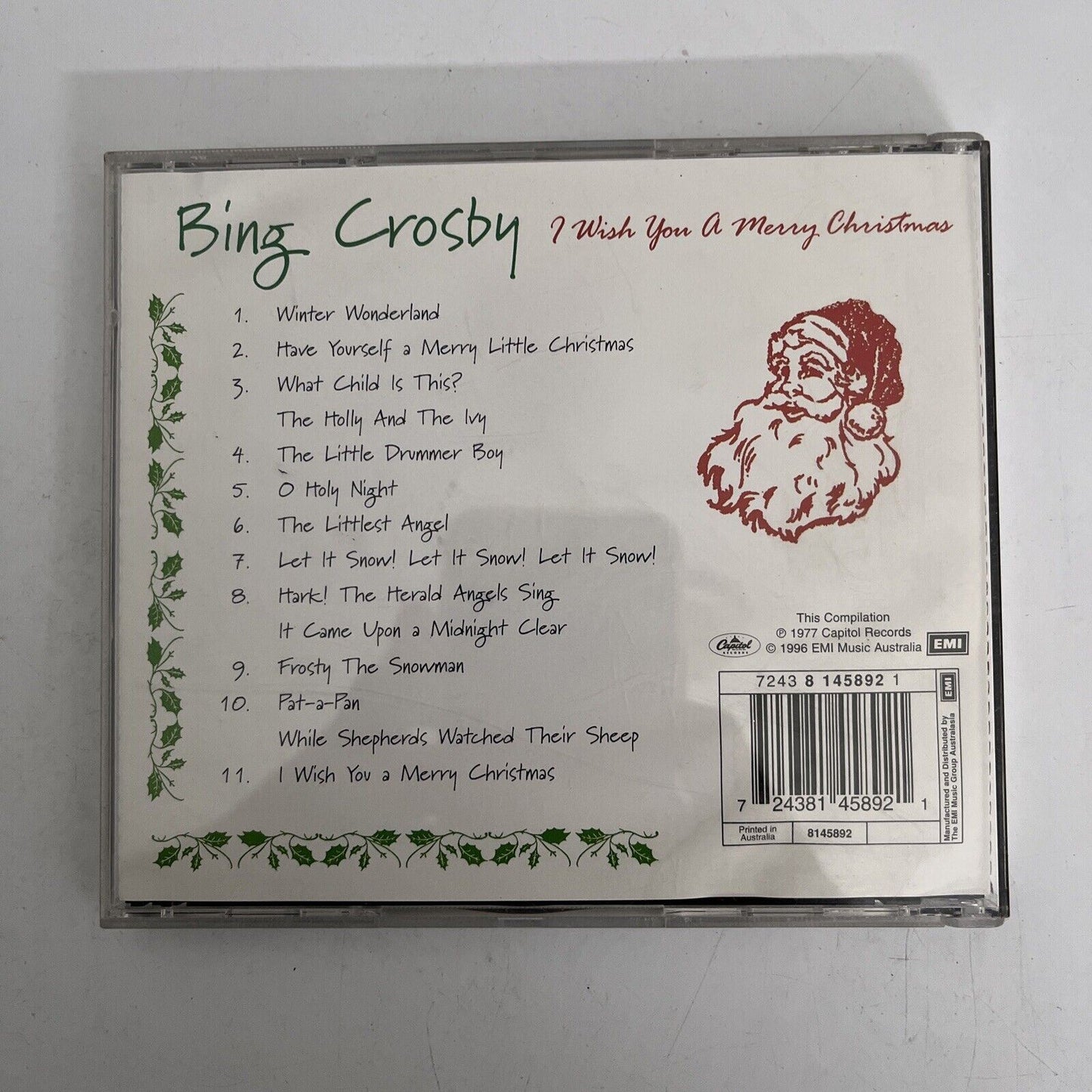 Bing Crosby - I Wish You A Merry Christmas (CD, 1962) Album