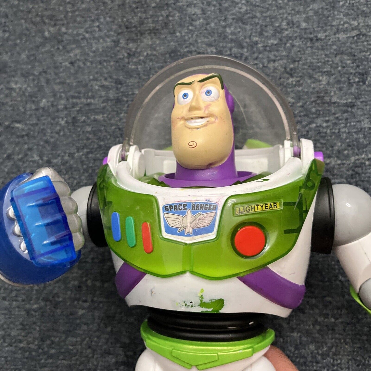 Toy Story Zurg 13" 2021 Figure and Buzz Lightyear 12" Lights Sounds Figure 2012