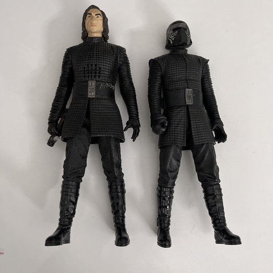 2x Kylo Ren Star Wars 11" Action Figure C-3632A & 12" 2016 Figure