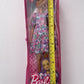 Barbie Fashionistas Doll #150 Floral Dress Bald Barbie 12"