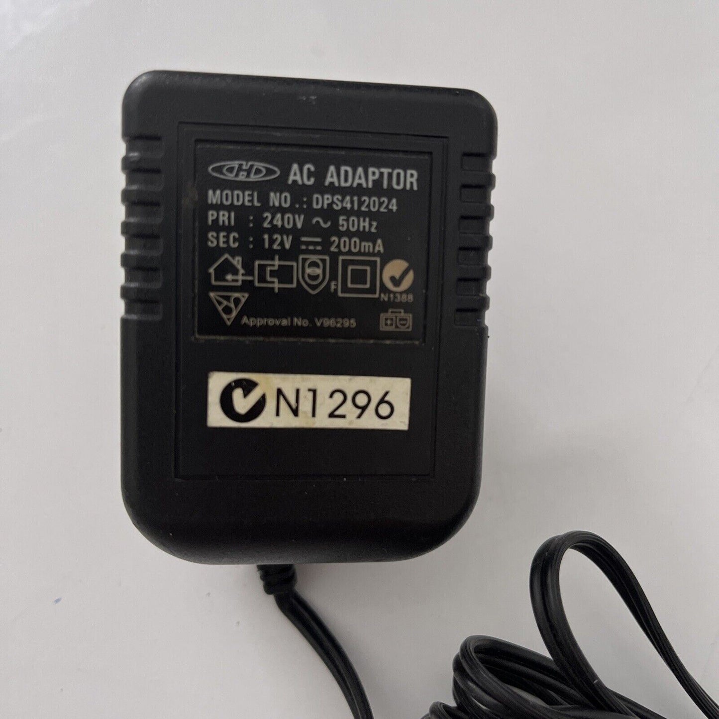 AC Adaptor DPS412024 2 Pin Connector 12 V 200mA