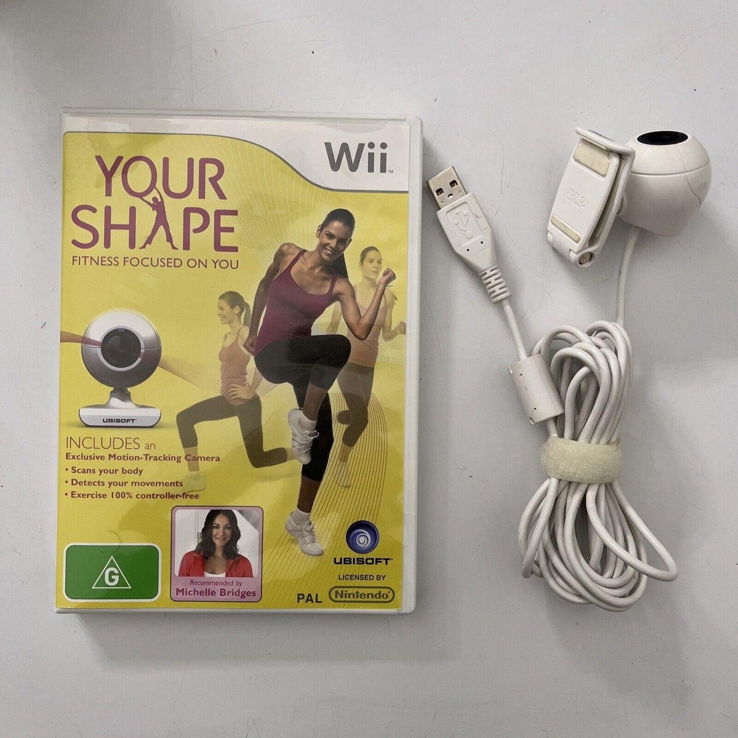 Your Shape: Featuring Michelle Bridges - Nintendo Wii PAL Game + Camera