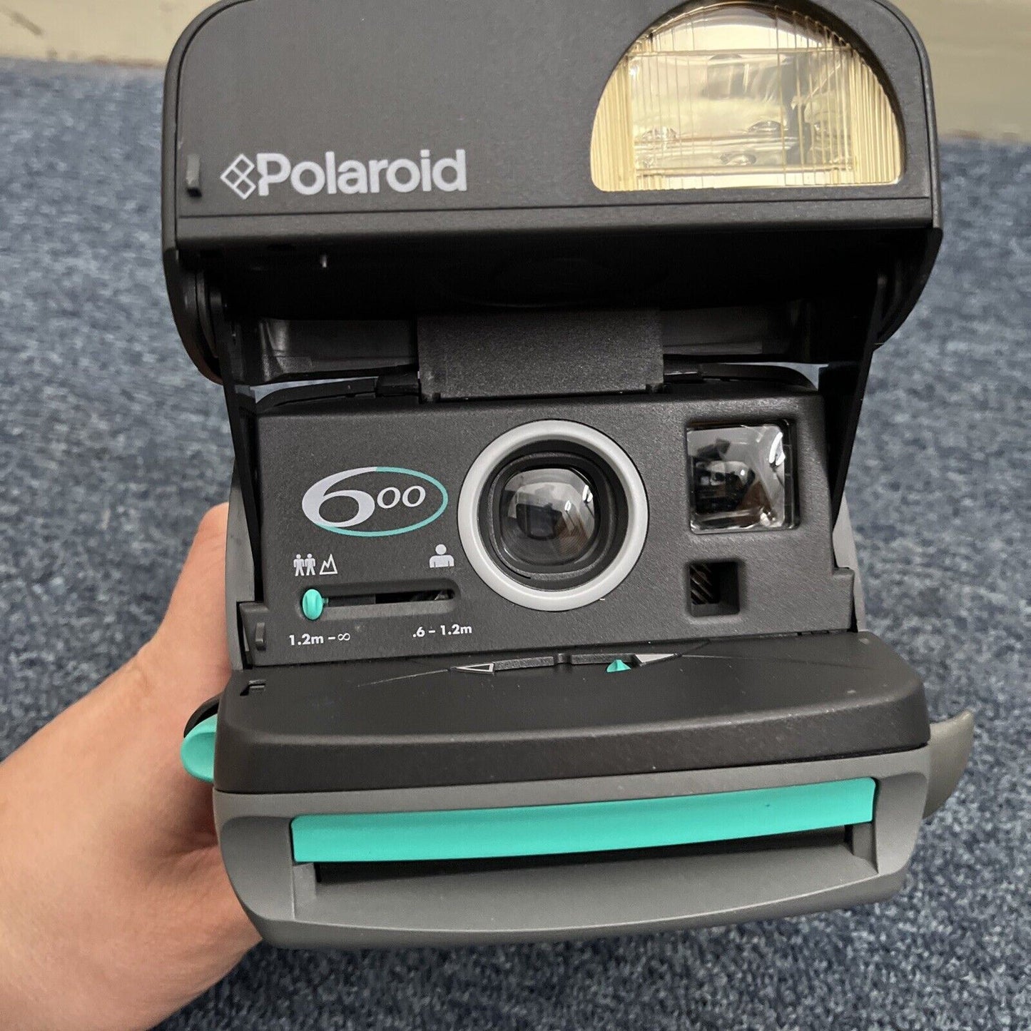 Polaroid 600 Instant Camera - Working Order But Handle Broken