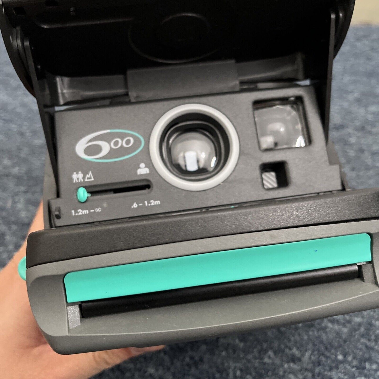 Polaroid 600 Instant Camera - Working Order But Handle Broken