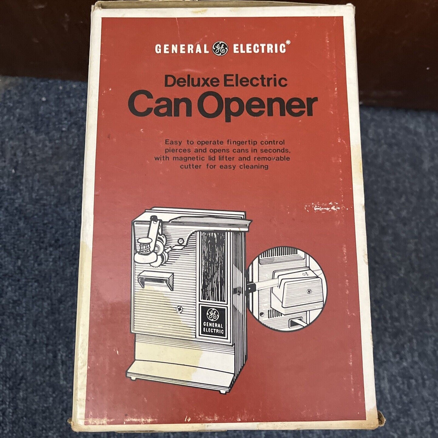 Vintage General Electric GE Electric Can Opener Made In Japan 1970s Model EC12