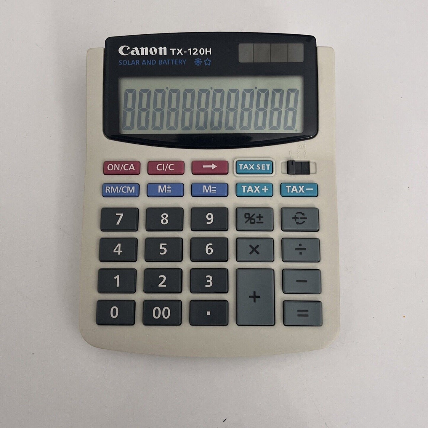 Canon TX-120H Solar Tax Calculator