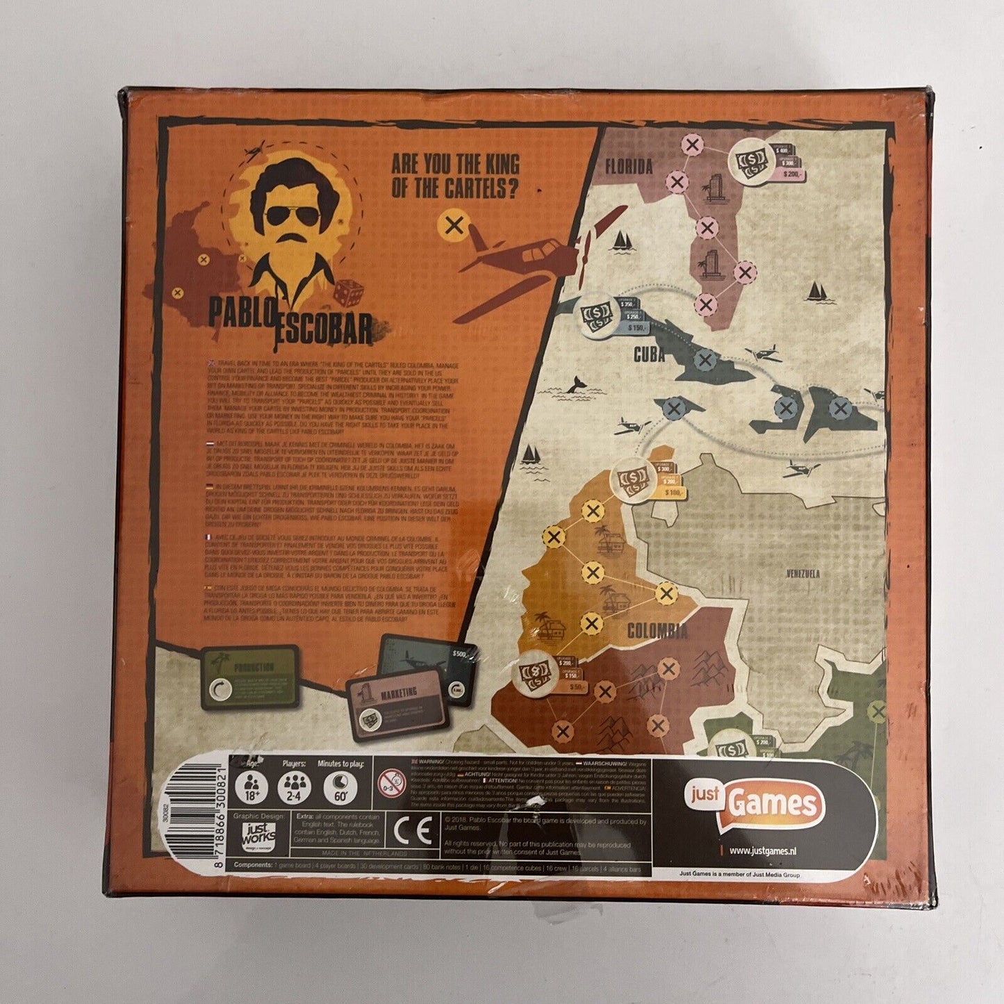 *New Sealed* Pablo Escobar The Board Game - Just Games