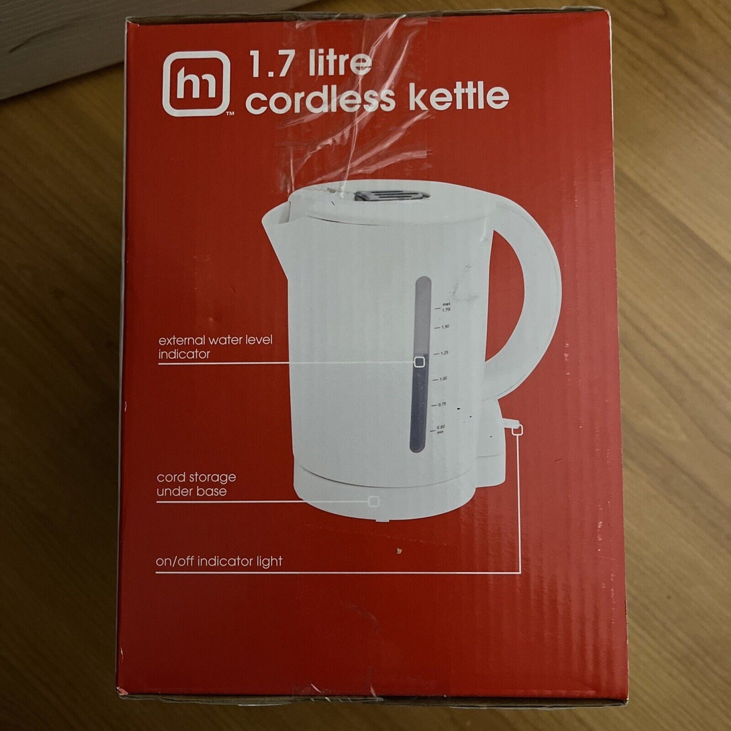 Homemaker 1.7 litre Cordless Kettle NEW