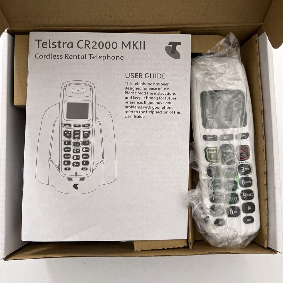Telstra CR2000 MKII Cordless Telephone Unlocked NBN Compatible