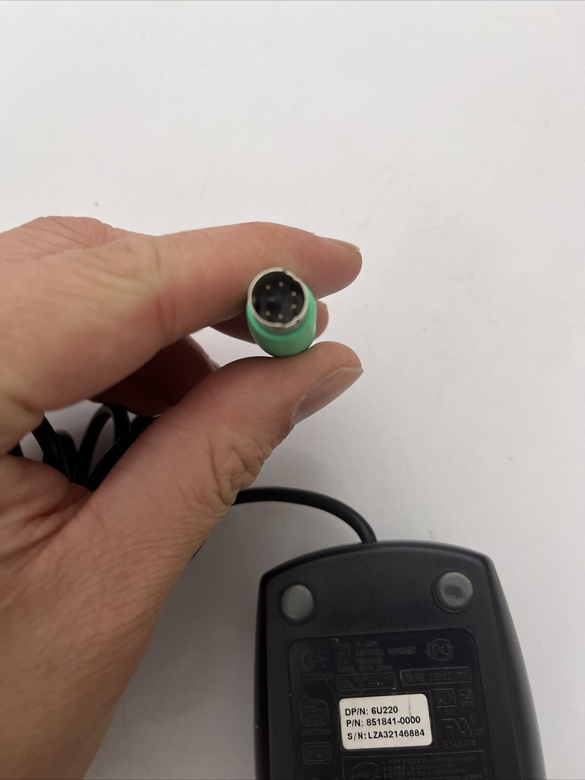 Dell M-S69 PS/2 Wired Mouse - Scroll Ball