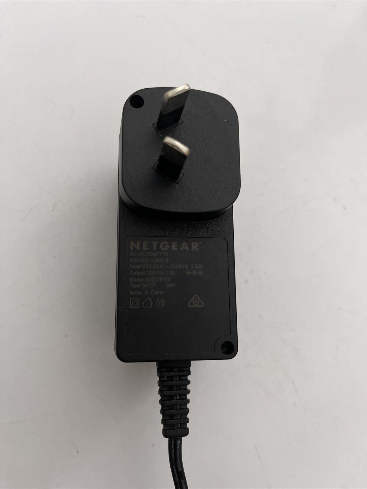 Genuine Netgear AC Adapter AD2076100 Power Supply 12V 1.5A