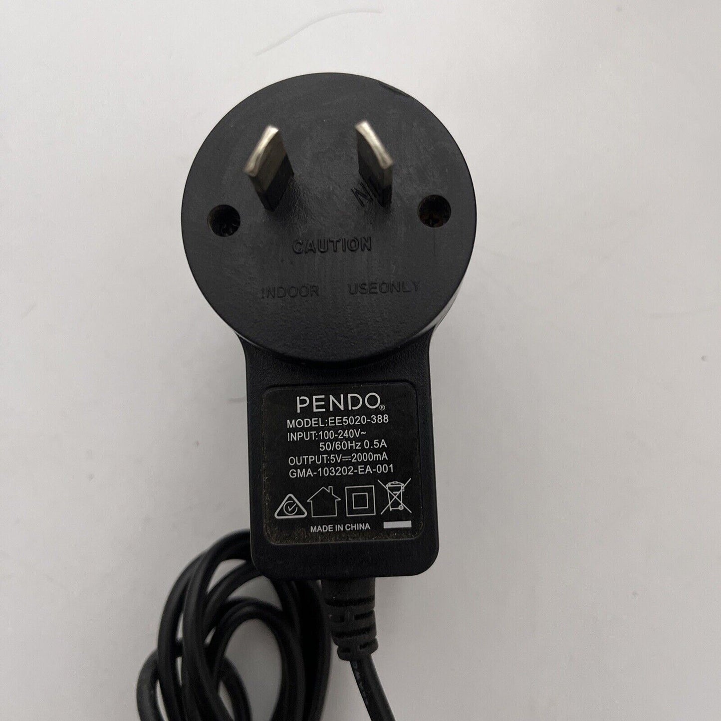 Genuine Pendo Tablet AC Adapter Charger 5V 200mA EE5020-388