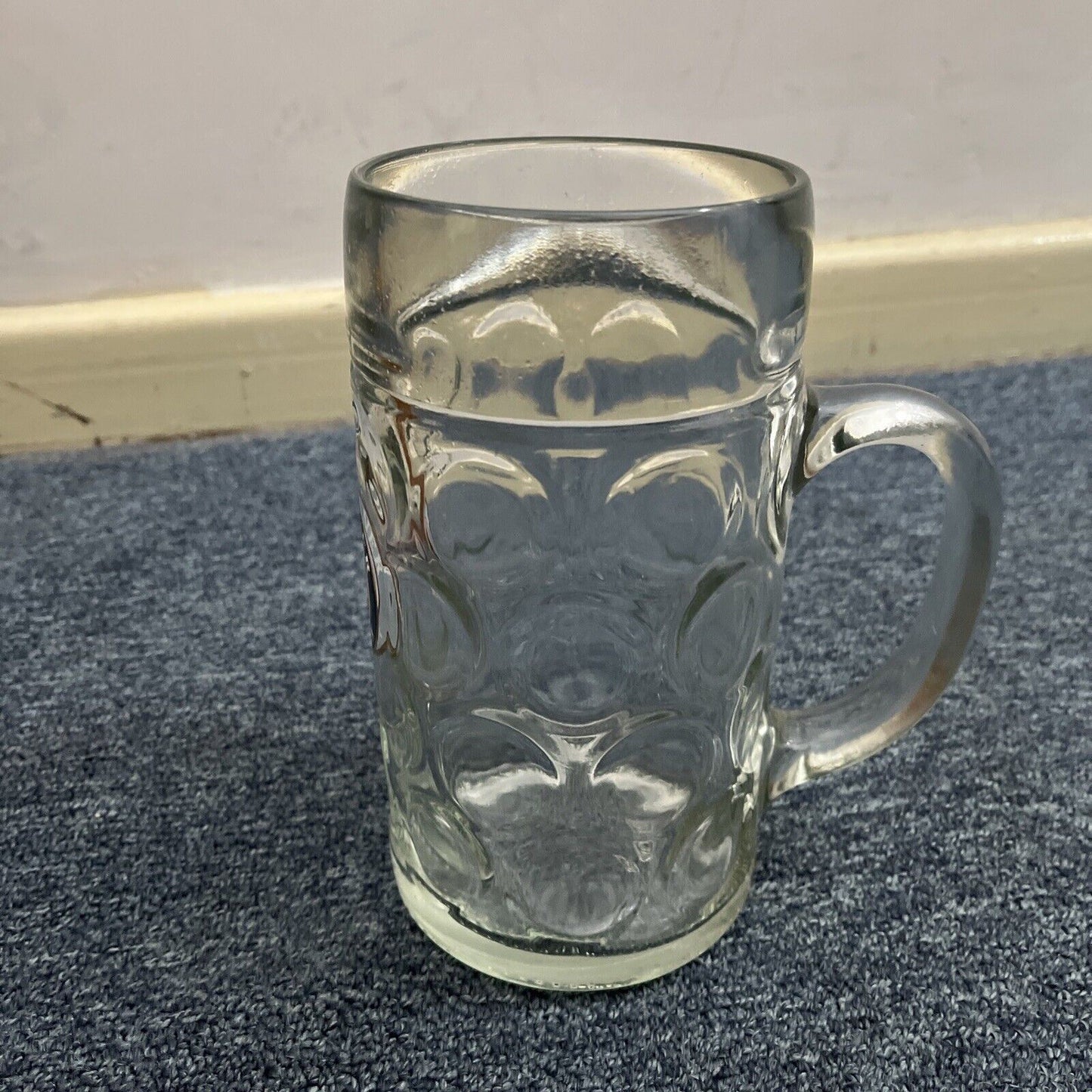 Genuine Paulaner Munchen Sturdy Hotel Quality Glass Beer Mug 1Ltr or 2 Pint