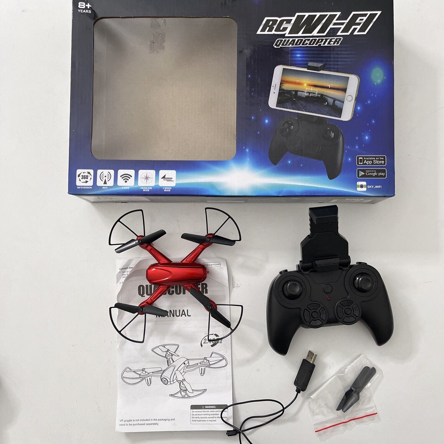 RC Wi-Fi Quadcopter with Camera