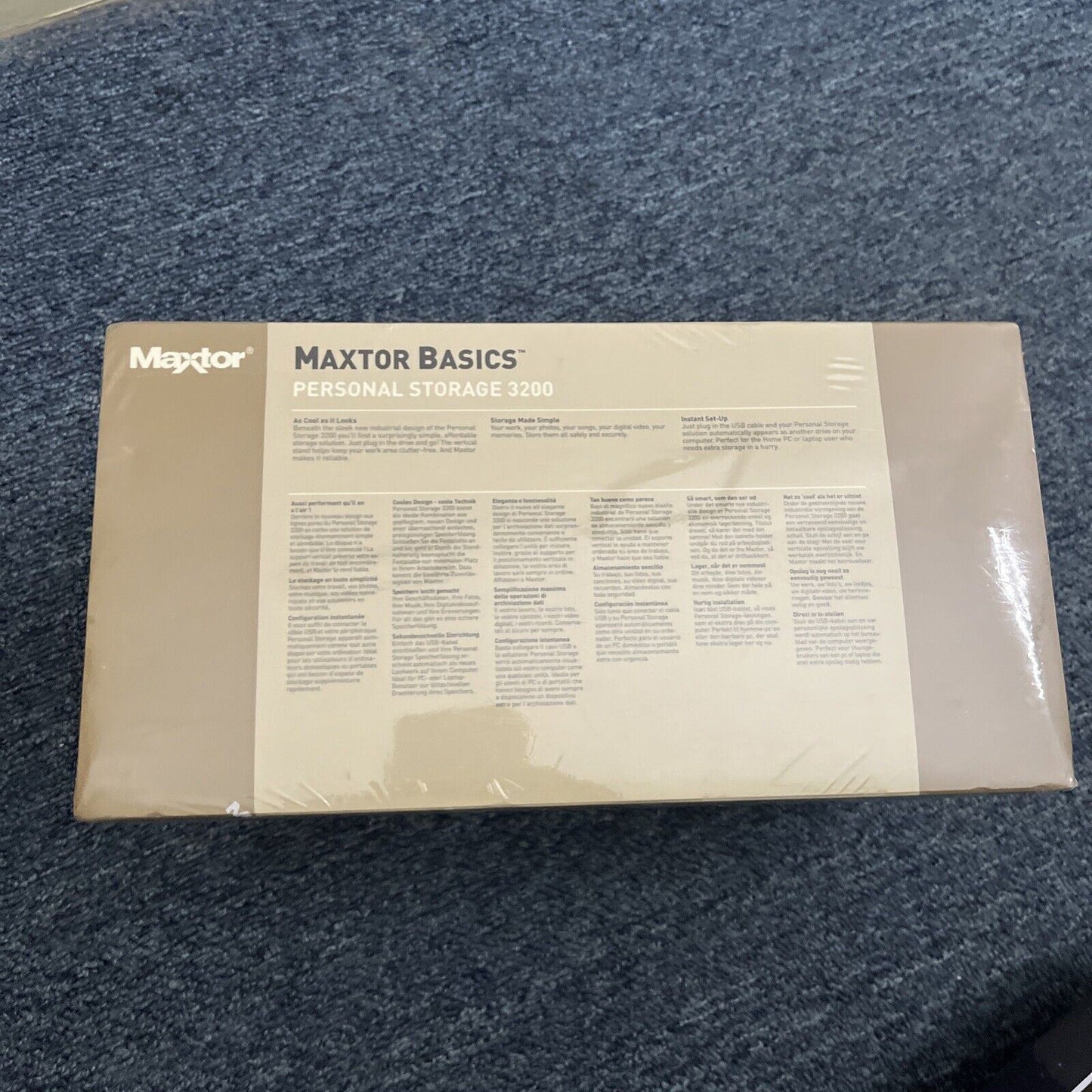 Maxtor External Hard Drive 320GB Personal Storage 3200 USB  BRAND NEW