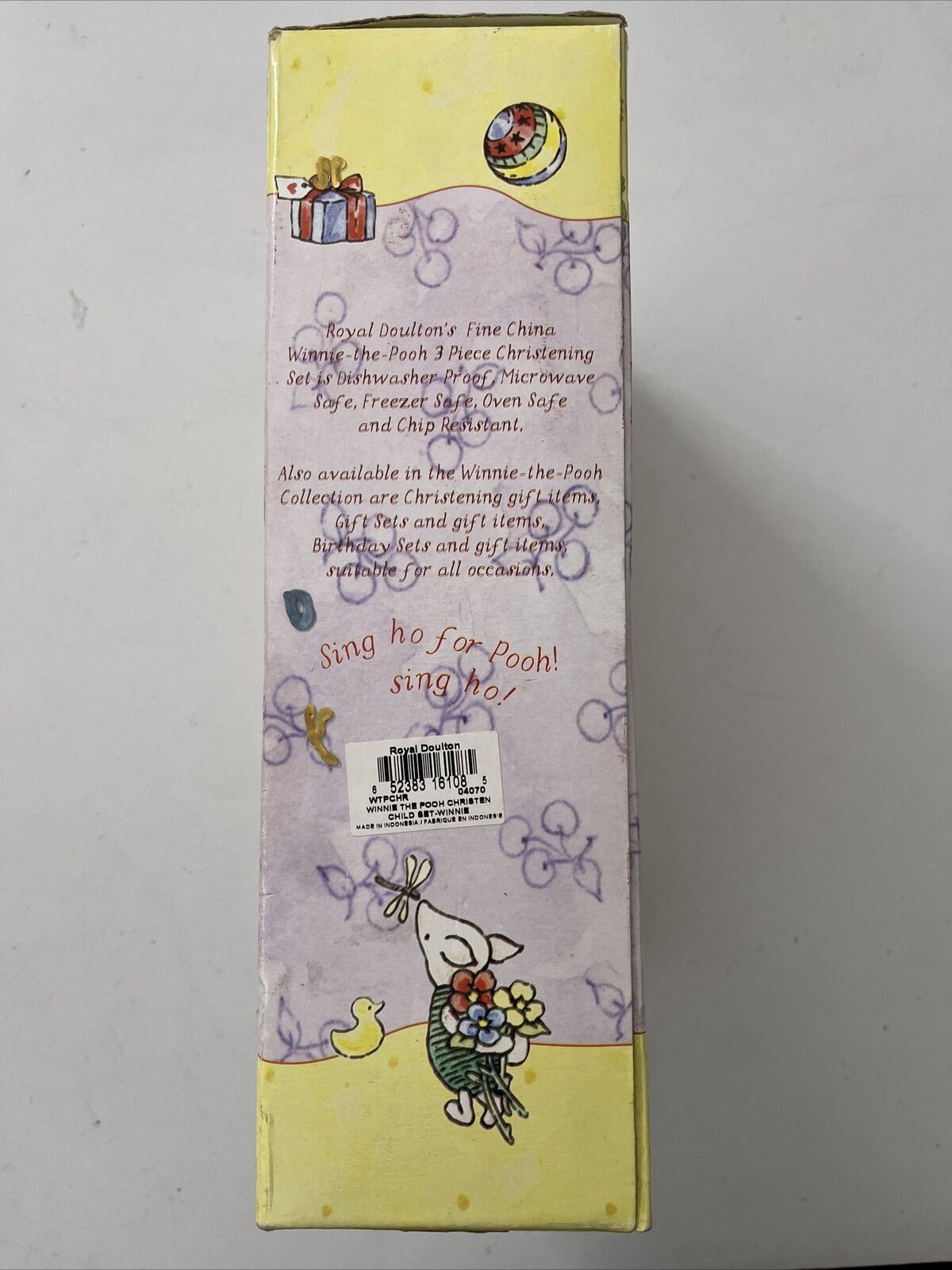 Disney Winnie the Pooh 3-Piece Christening Collection 2001 by Royal Doulton NEW