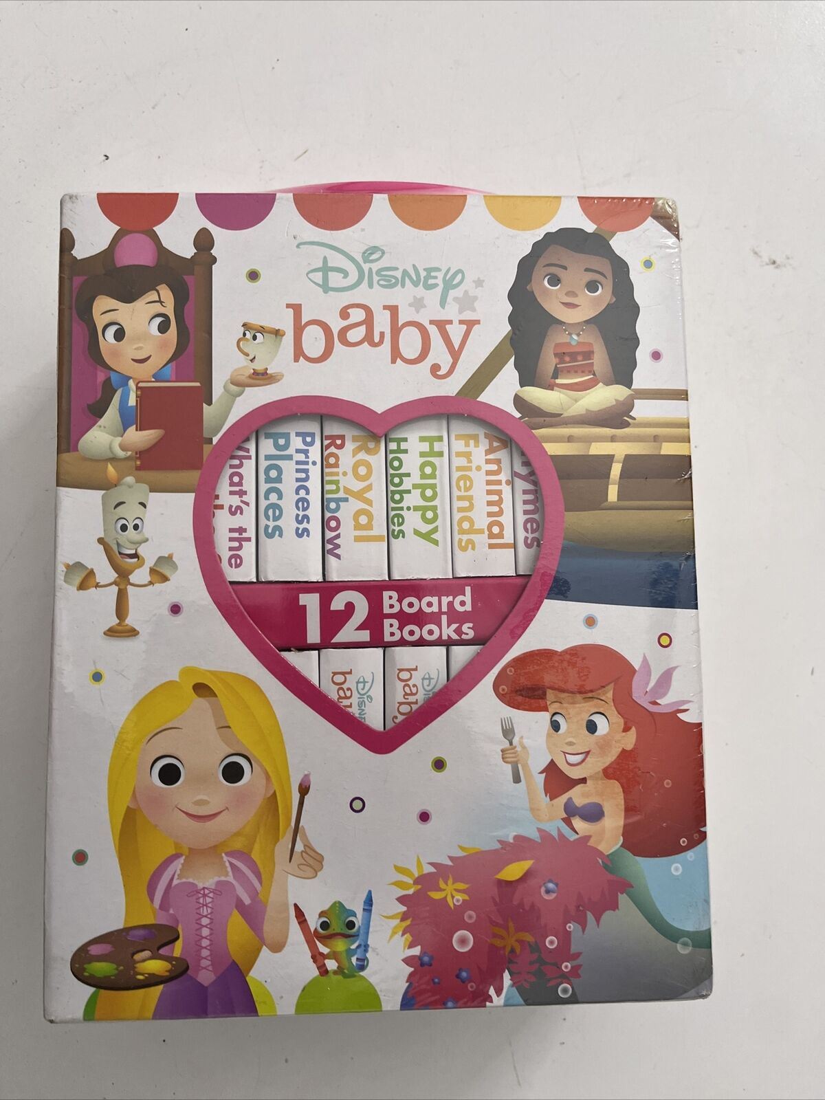 Official Disney Baby Disney Princess My First Library 12 Book Set - NEW