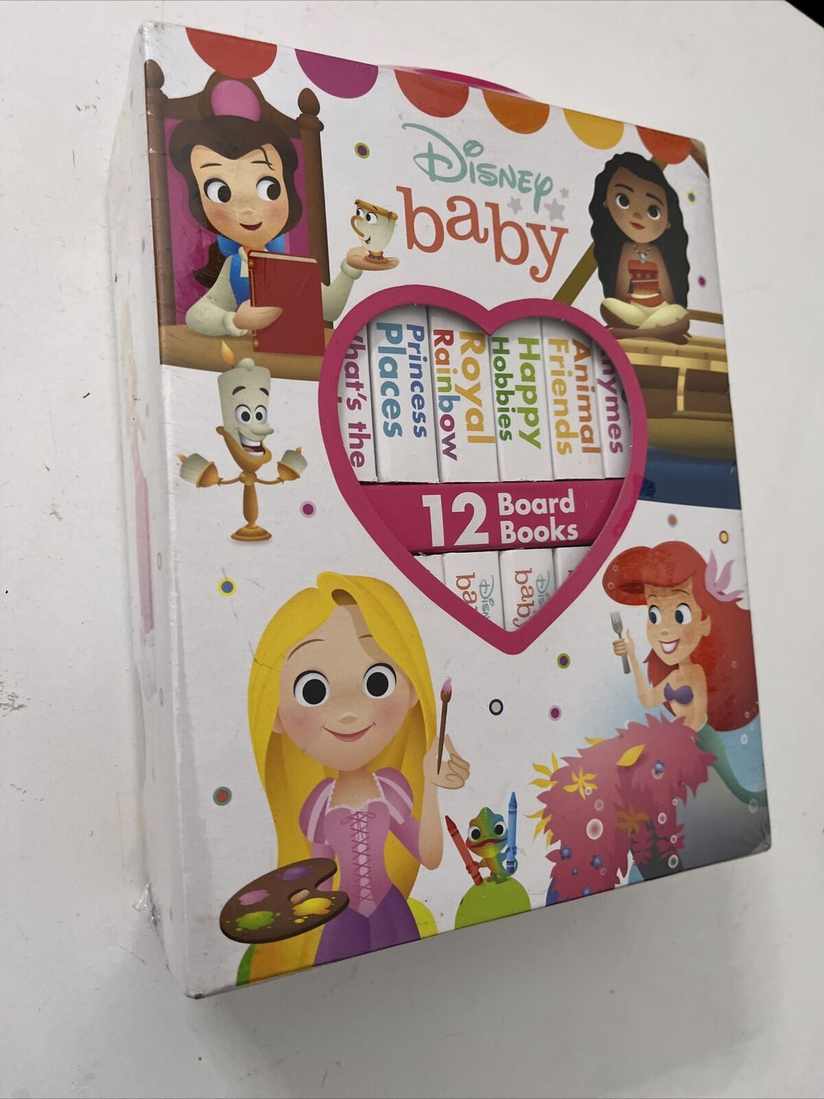 Official Disney Baby Disney Princess My First Library 12 Book Set - NEW