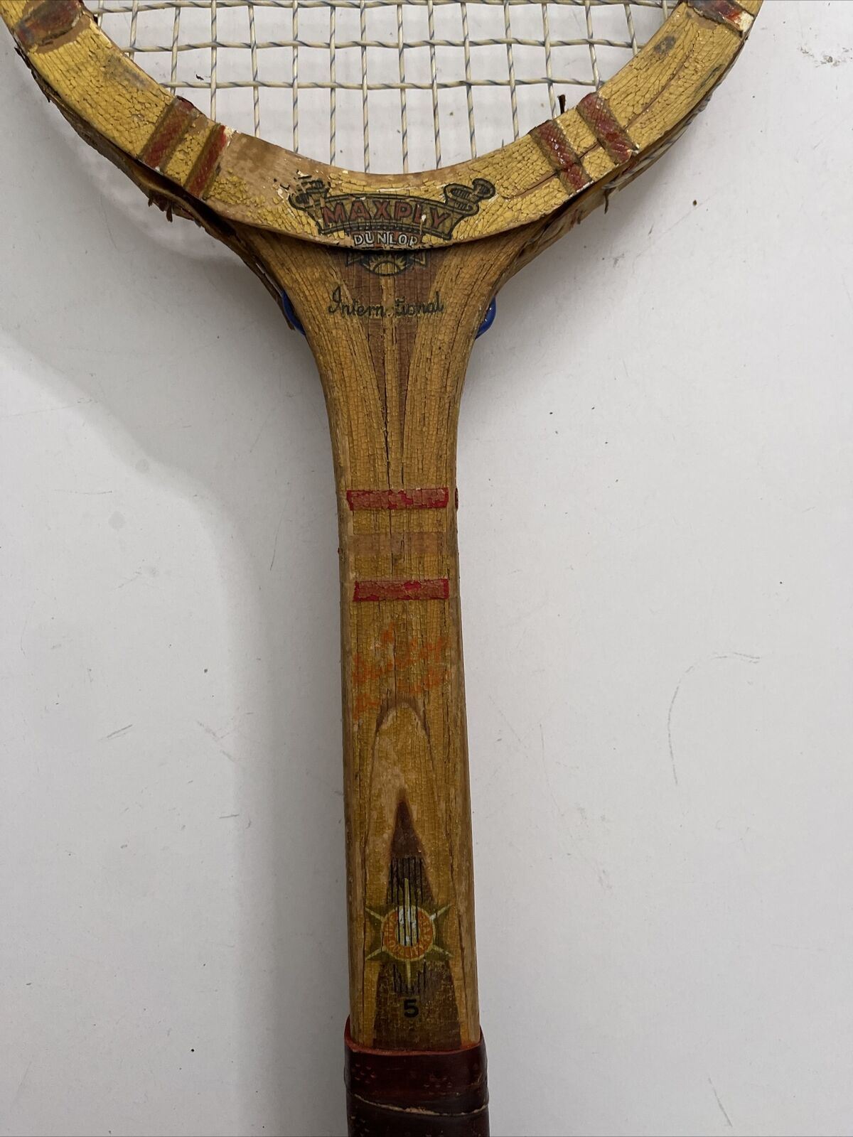 Vintage Dunlop Maxply Tennis Racquet 1945