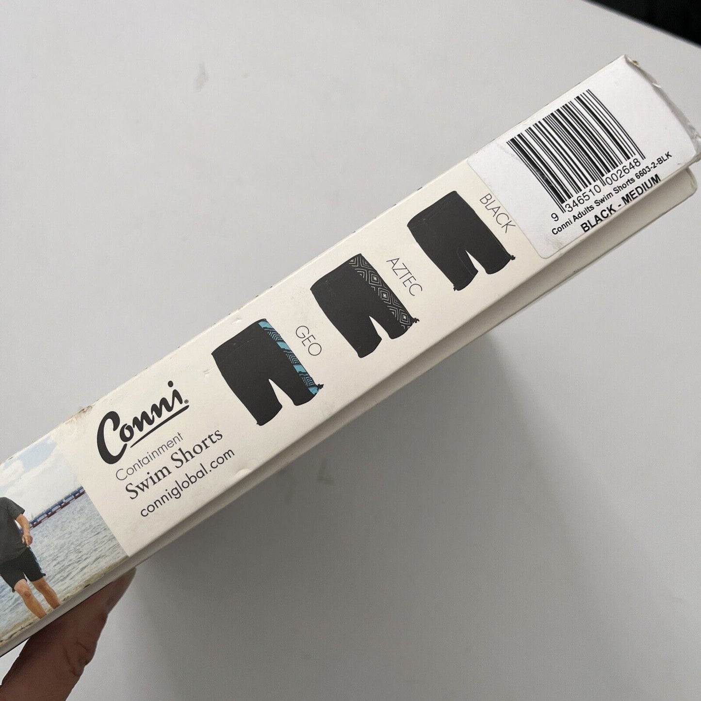 Conni Containment Swim Shorts Reusable Black Medium NEW