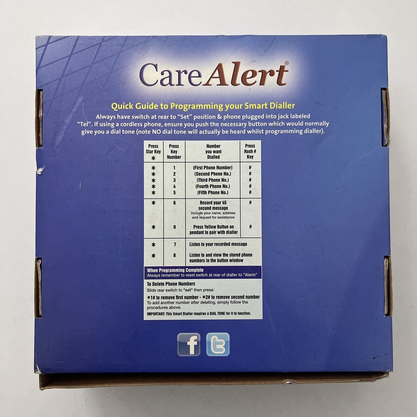 Care Alert Smart Dialler with Necklace CA-0813