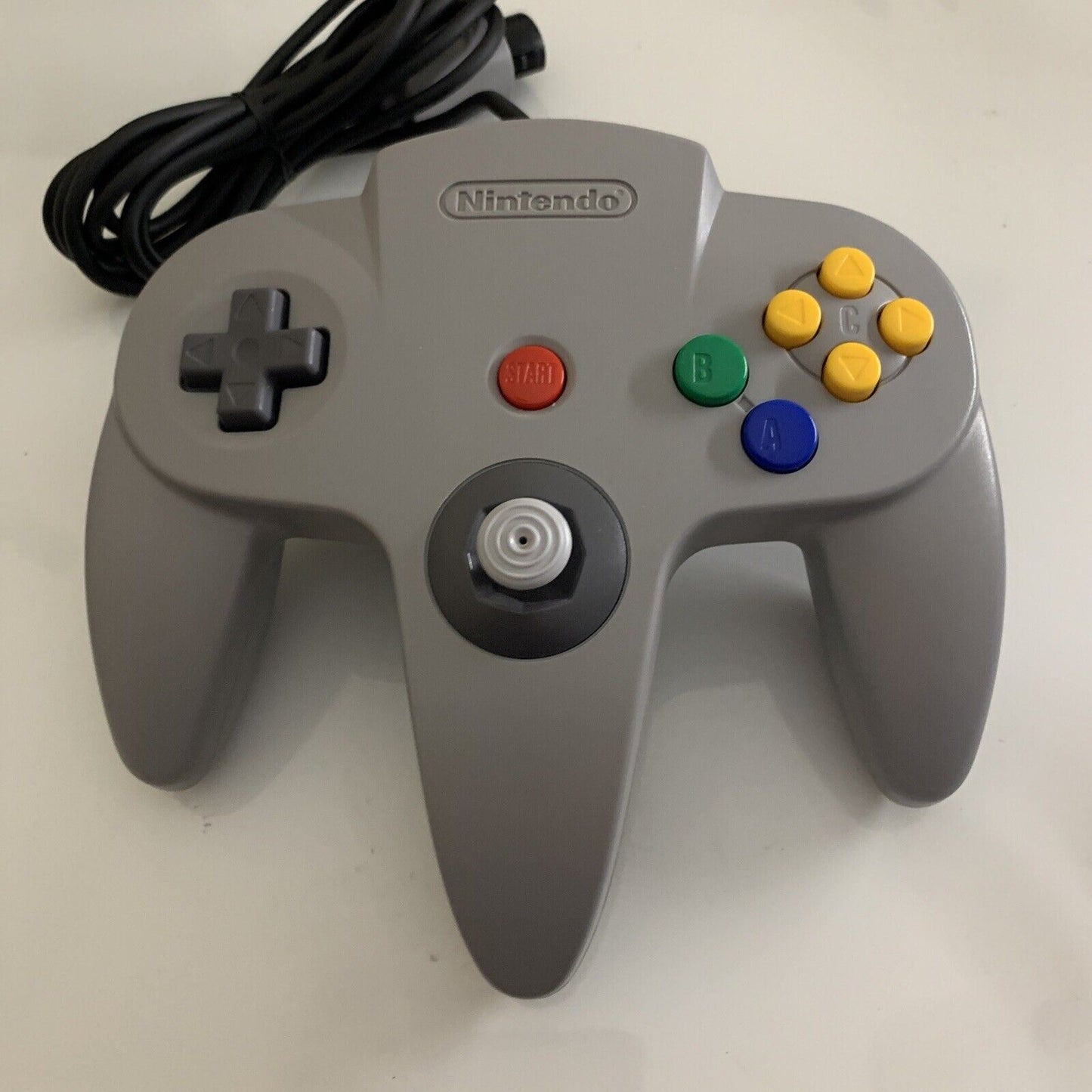 Official Nintendo 64 Controller Grey - Genuine Tested and working