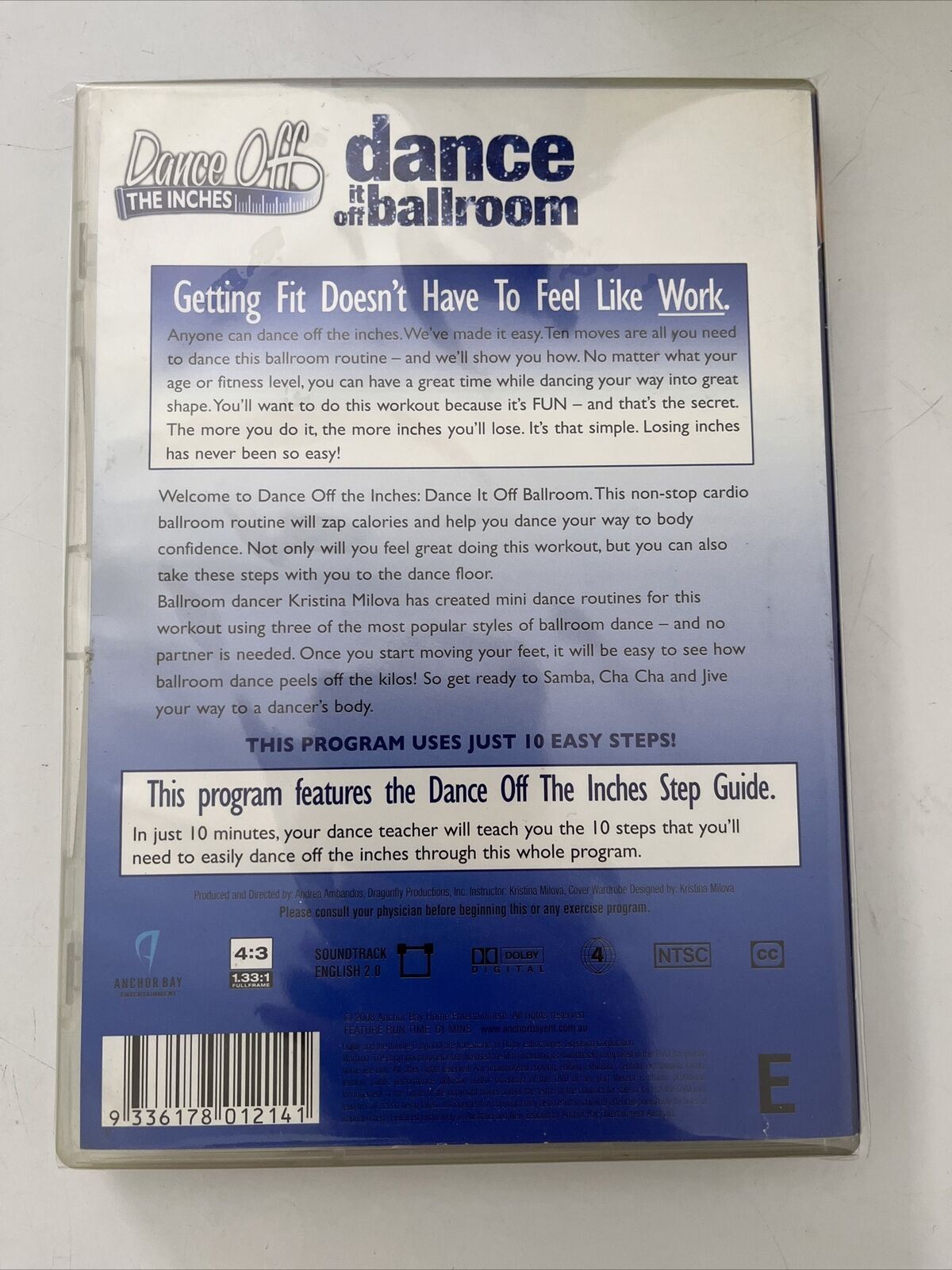 Dance Off The Inches - Dance It Off Ballroom (DVD, 2008) NEW Region 4