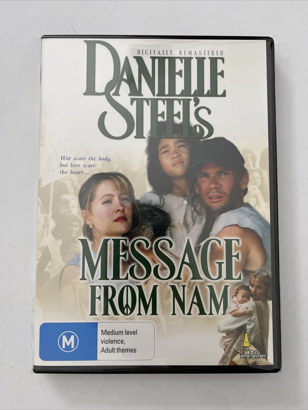 Danielle Steel's Message From Nam (DVD, 1993) Jenny Robertson. NEW Region 4