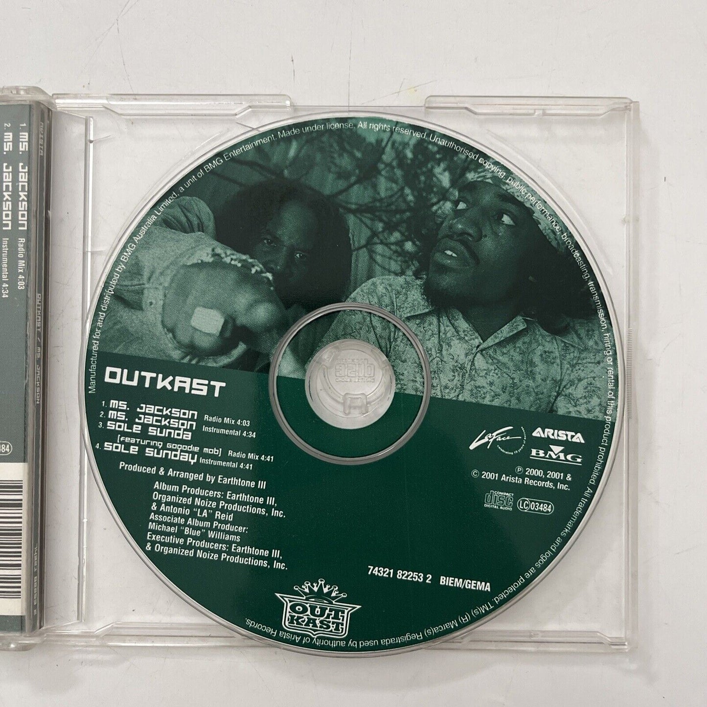 OutKast – Ms. Jackson (CD, 2001) Single