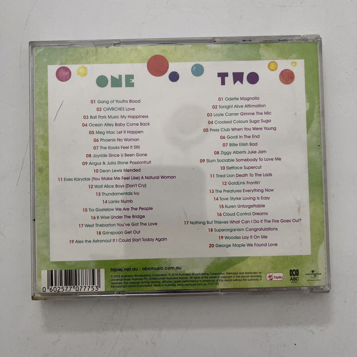 Triple J: Like a Version Vol. 14 by Various Artists (CD, 2-Disc Set,2018) Album