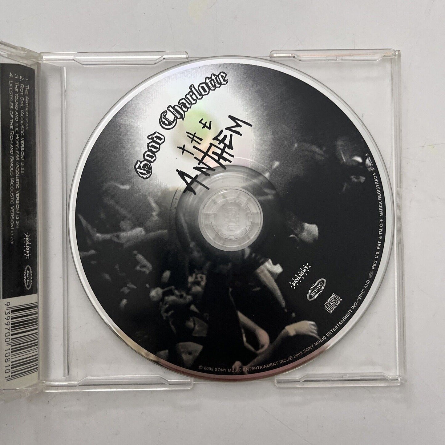 Good Charlotte – The Anthem (CD, 2003) Single