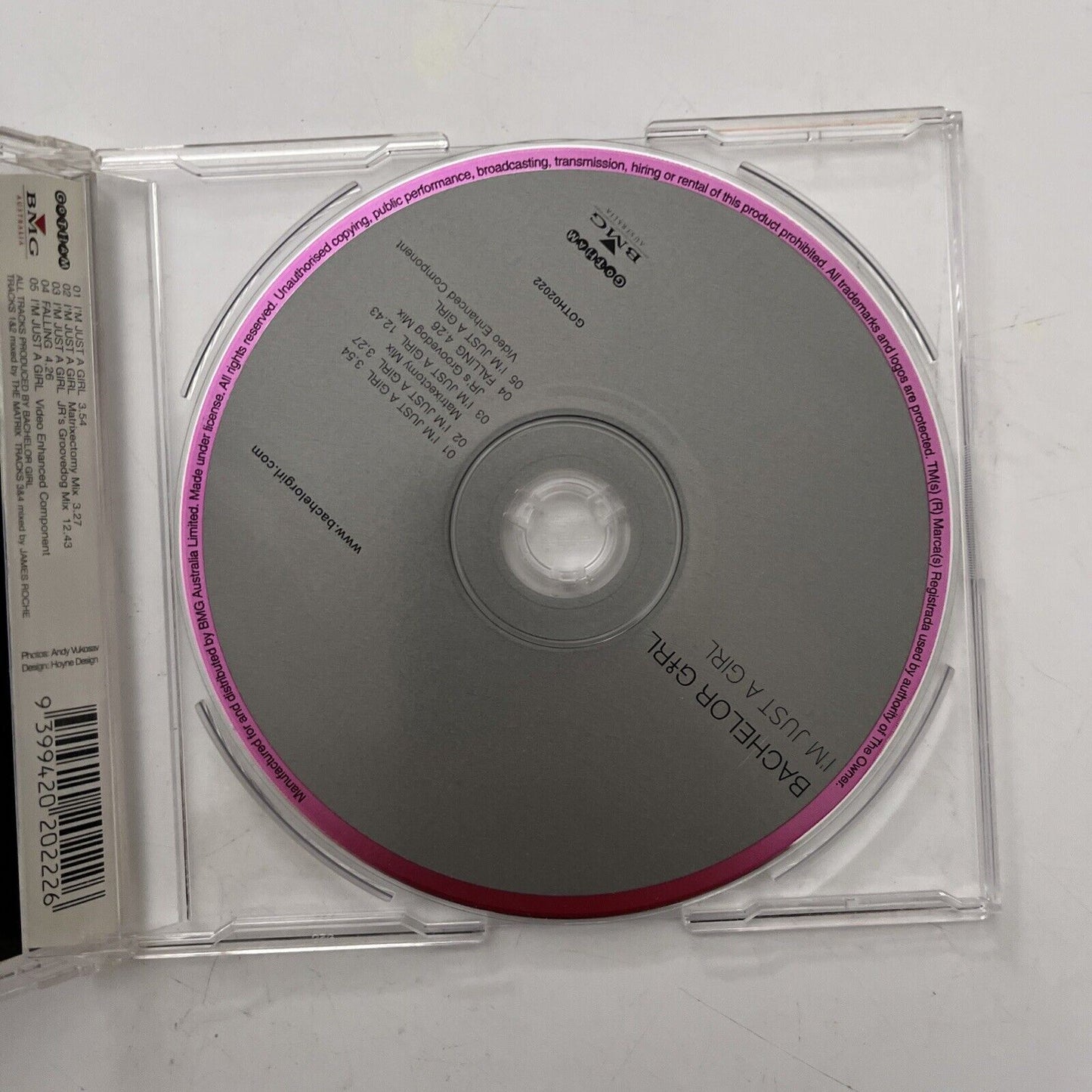 Bachelor Girl – I'm Just A Girl (CD Enhanced, 2001) Single