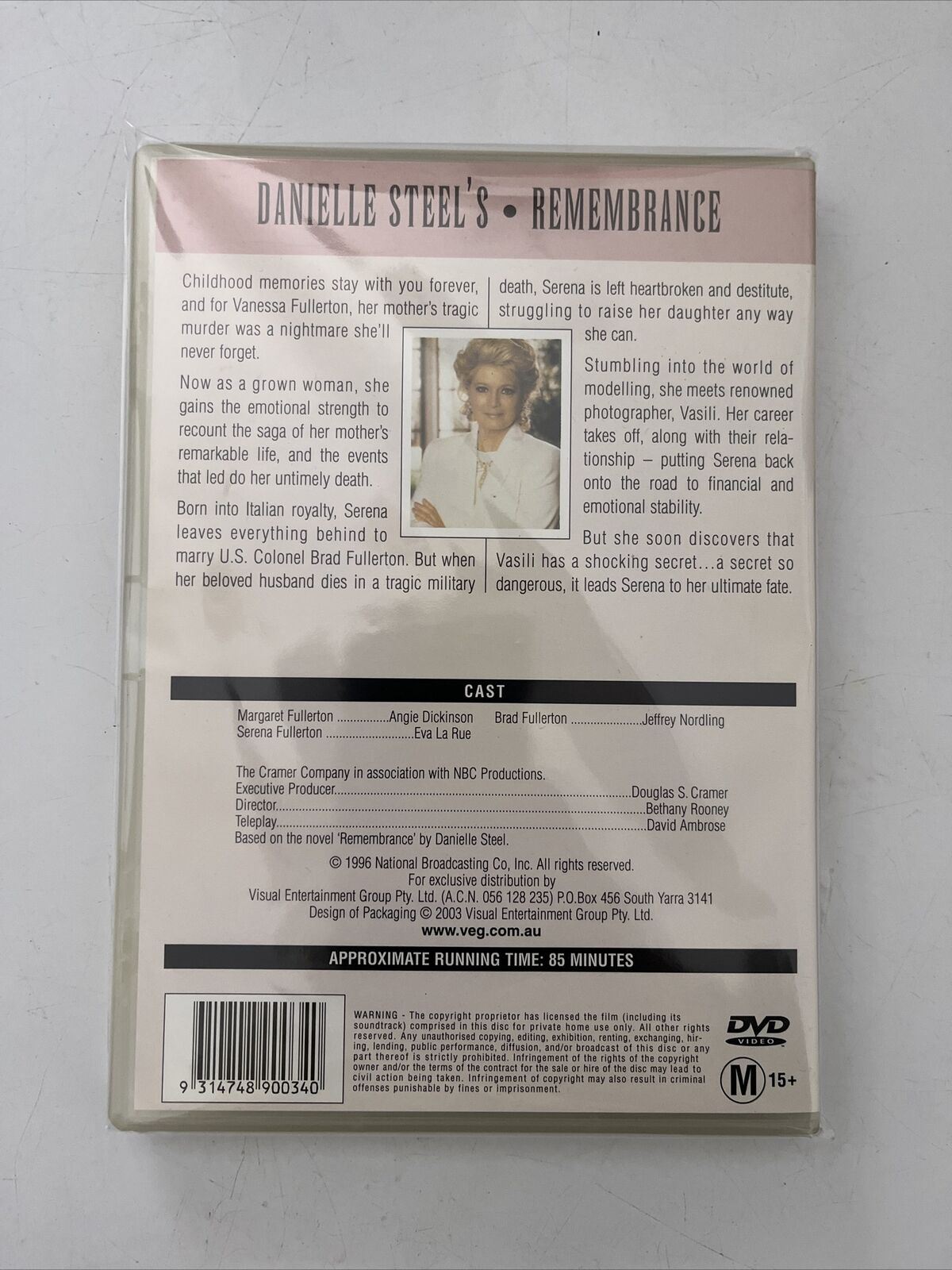 Danielle Steel's Remembrance (DVD, 1996) Angie Dickinson, Eva Larue NE ...