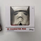 Official Star Wars: Storm Trooper 3D Ceramic Mug + Darth Vader Dish NEW