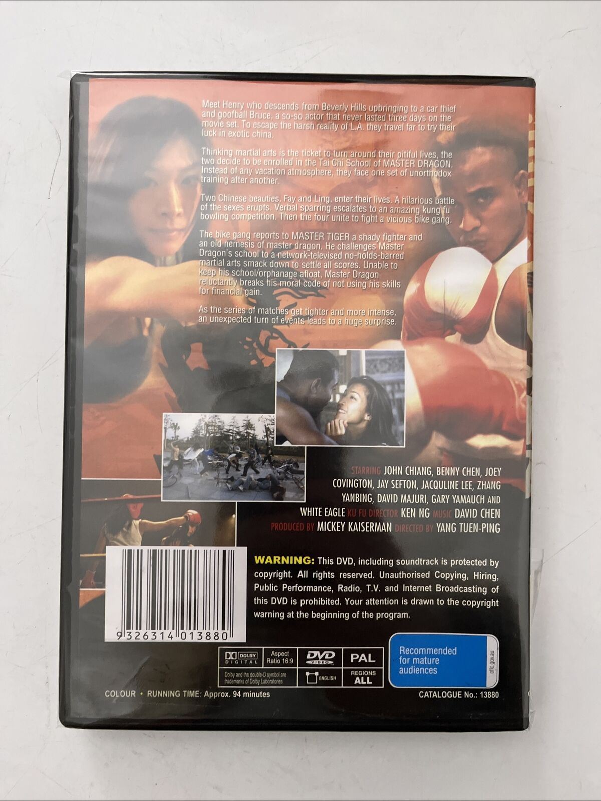 Tai Chi Warriors (DVD,2008) David Chiang, Benny Cheng. Kung Fu Film NEW All Reg