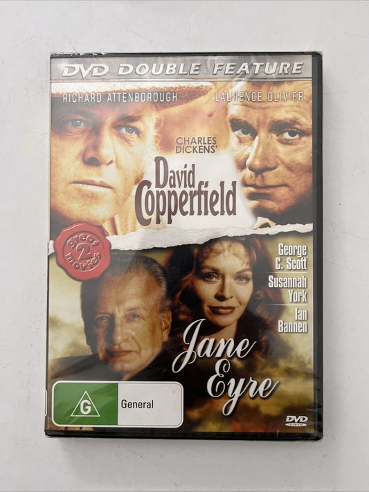 David Copperfield / Jane Eyre (DVD) Richard Attenborough George C Scott. NEW