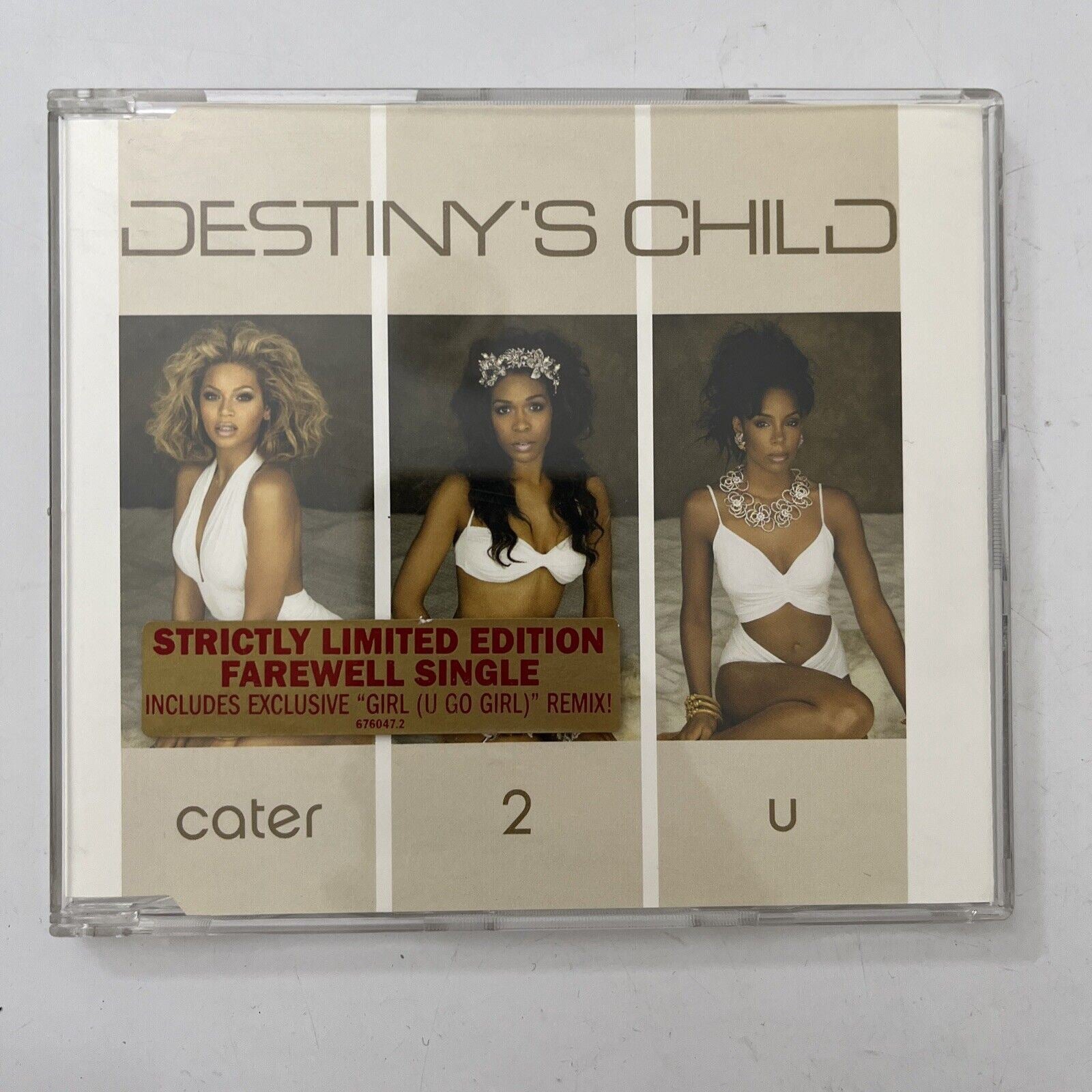 Destiny's Child – Cater 2 U (CD, 2005) Limited Edition Farewell Single ...