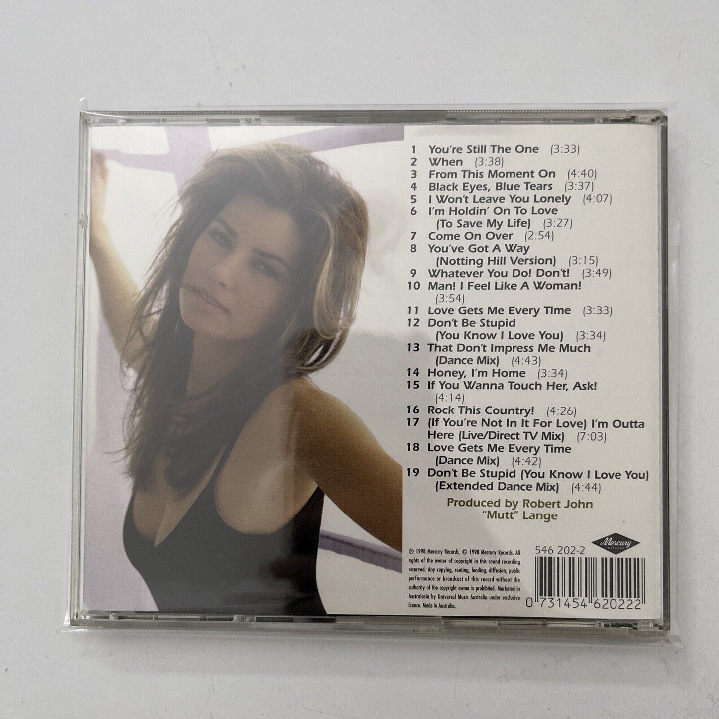 Shania Twain - Come on Over [Australia Bonus Tracks CD] (CD, 1998) Album NEW