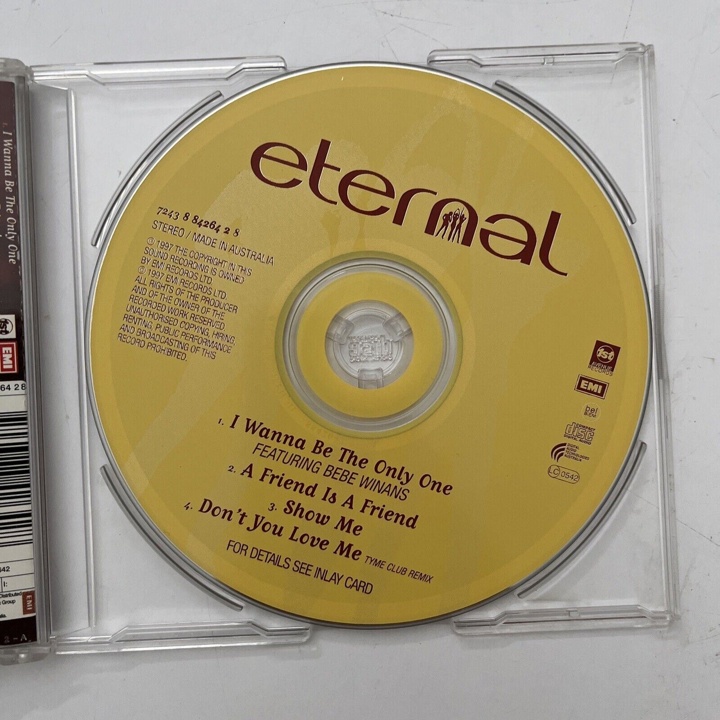 Eternal featuring BeBe Winans – I Wanna Be The Only One (CD,1997) Single