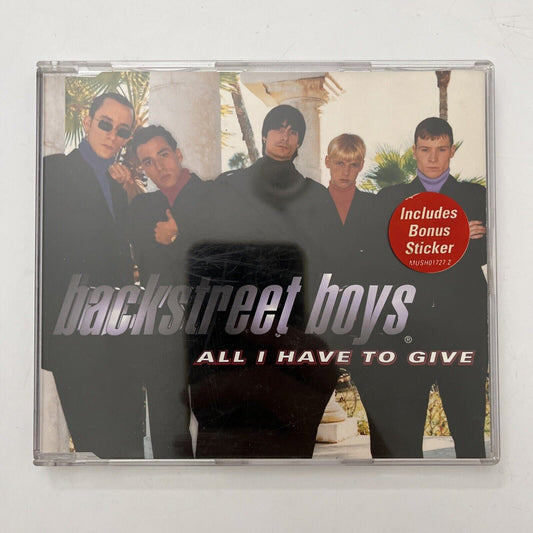 Backstreet Boys – All I Have To Give (CD, 1997) Single