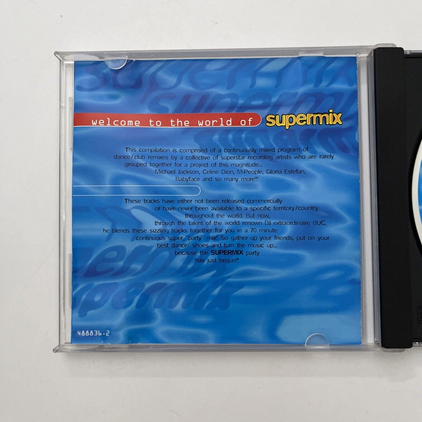 Supermix Volume 1 (CD, 1997) Michael Jackson, Celine Dion, Gloria Estefan..