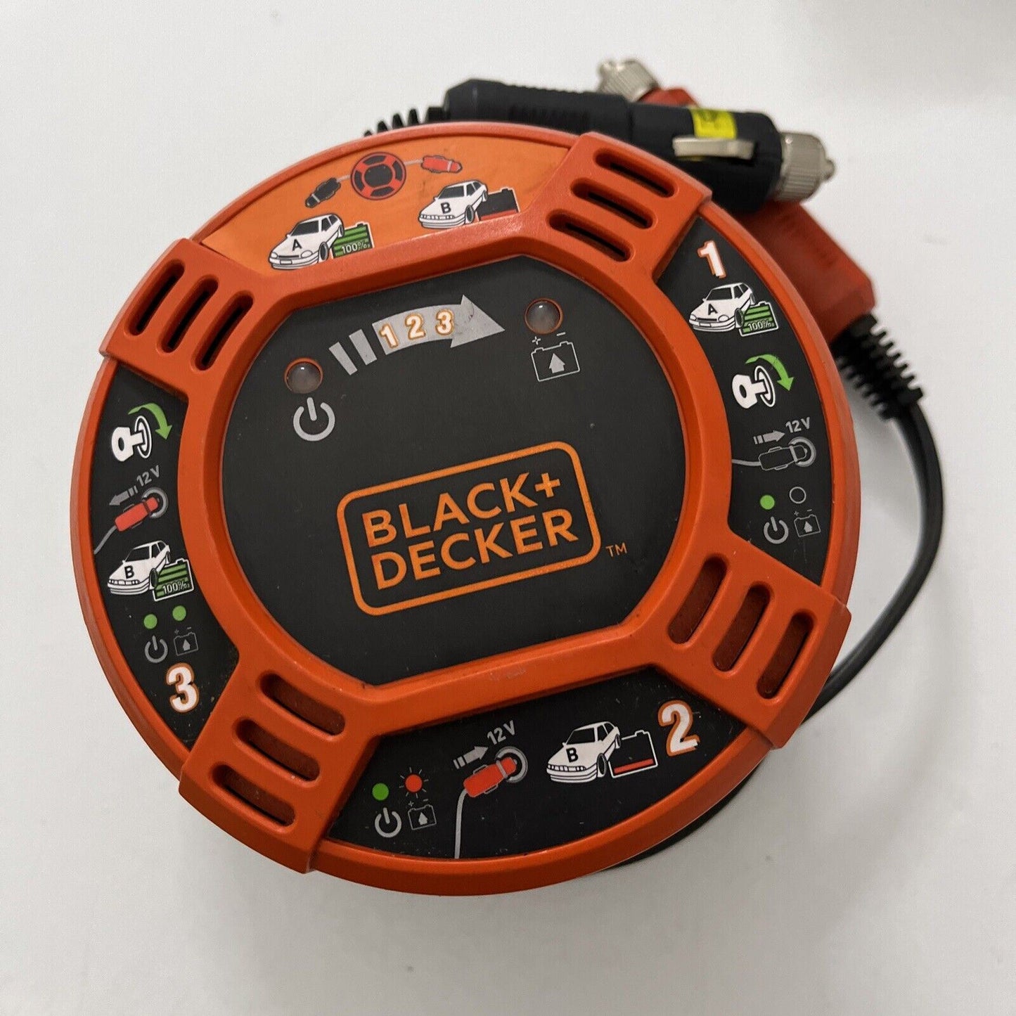 Black & Decker 12V Easy Booster Cables 5m Jumper Leads BDBBC2CAU