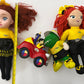 4x Wiggles Figures - The Wiggles Big Red Car Emma Doll Dorothy Dinosaur Figure