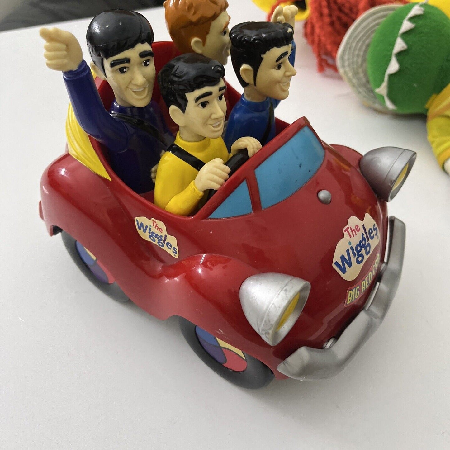 4x Wiggles Figures - The Wiggles Big Red Car Emma Doll Dorothy Dinosaur Figure