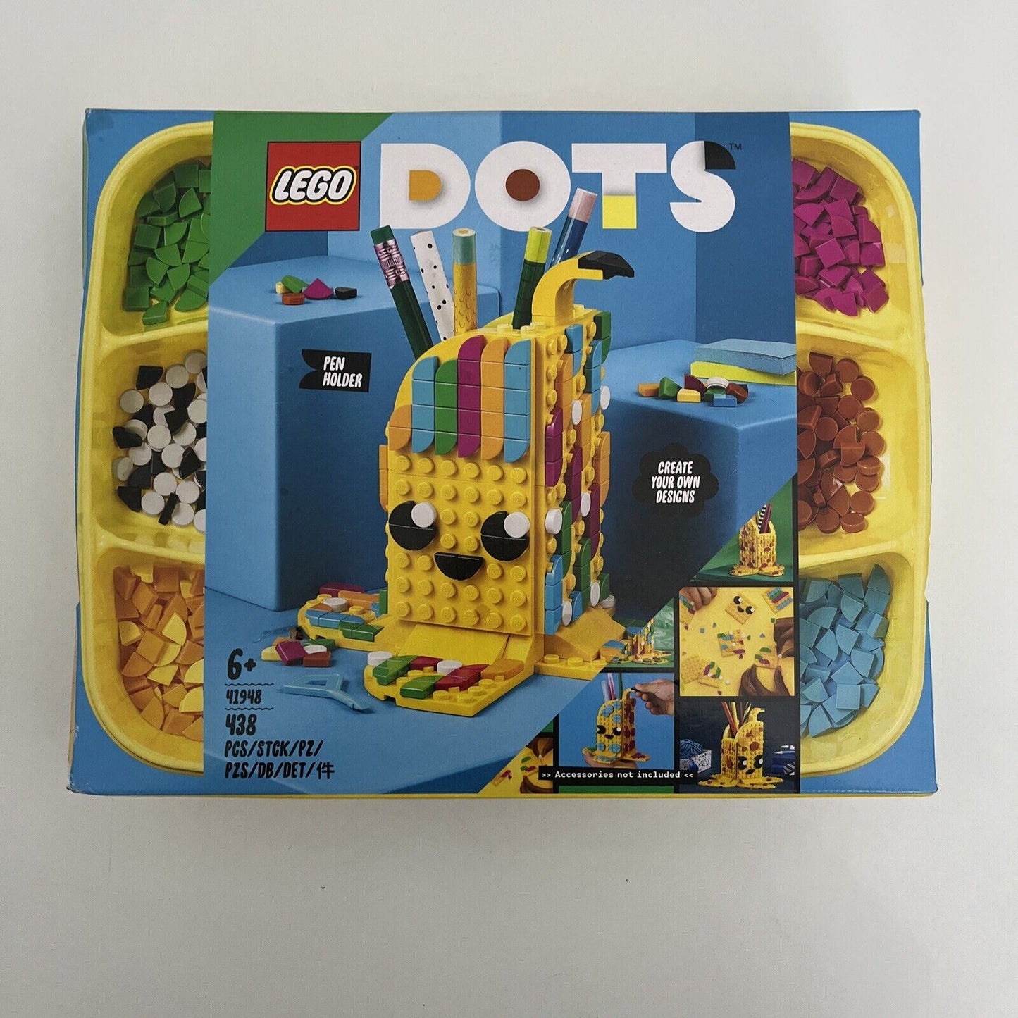 NEW LEGO 41948 DOTS Cute Banana Pen Holder