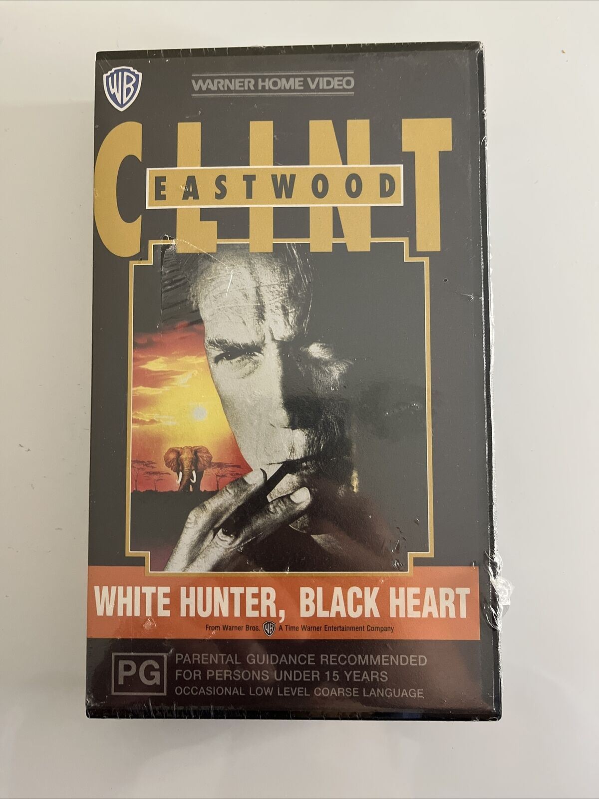 NEW White Hunter Black Heart VHS PAL 1991 Clint Eastwood Retro Unit