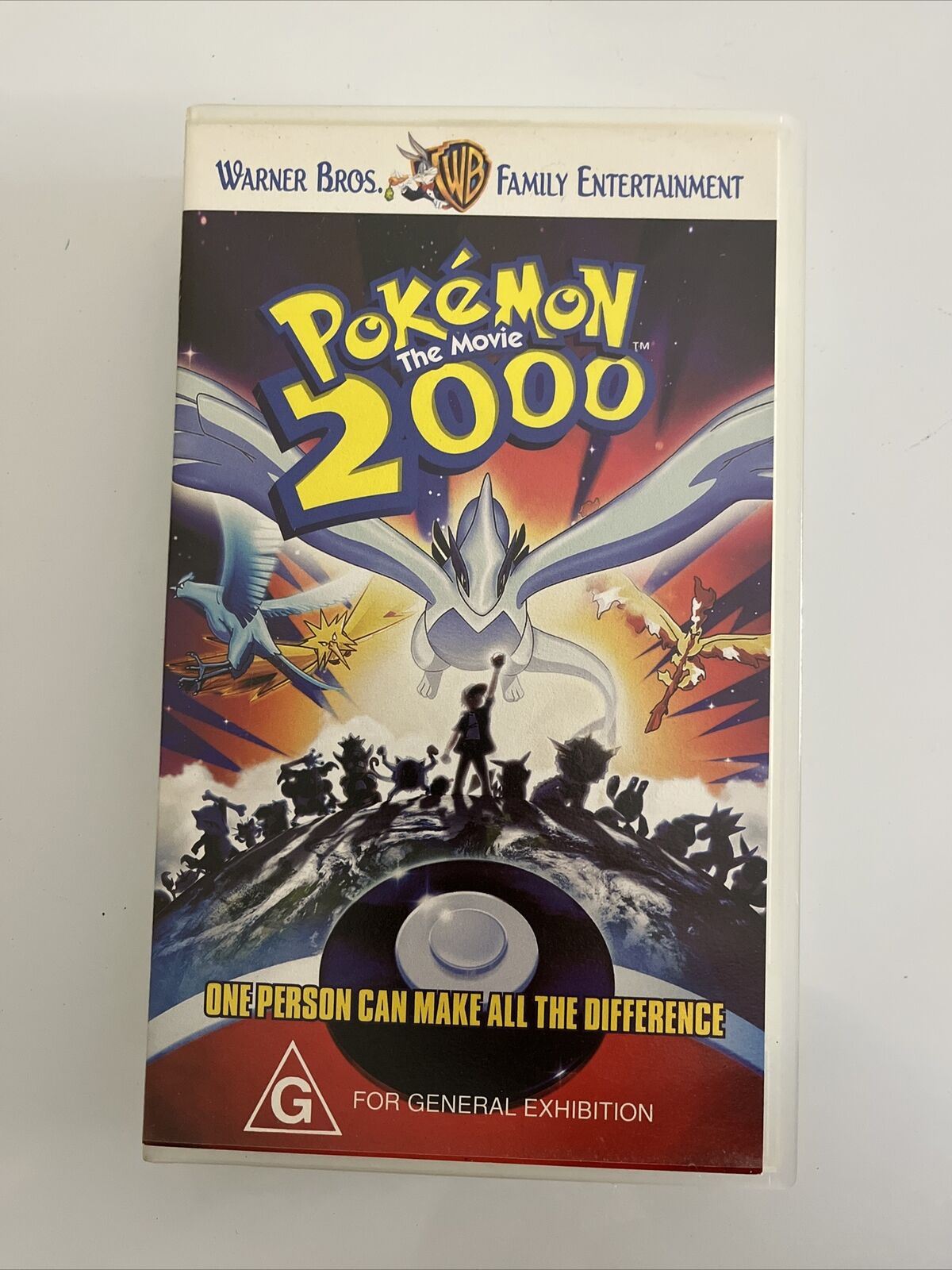 Pokemon The Movie 2000 VHS PAL