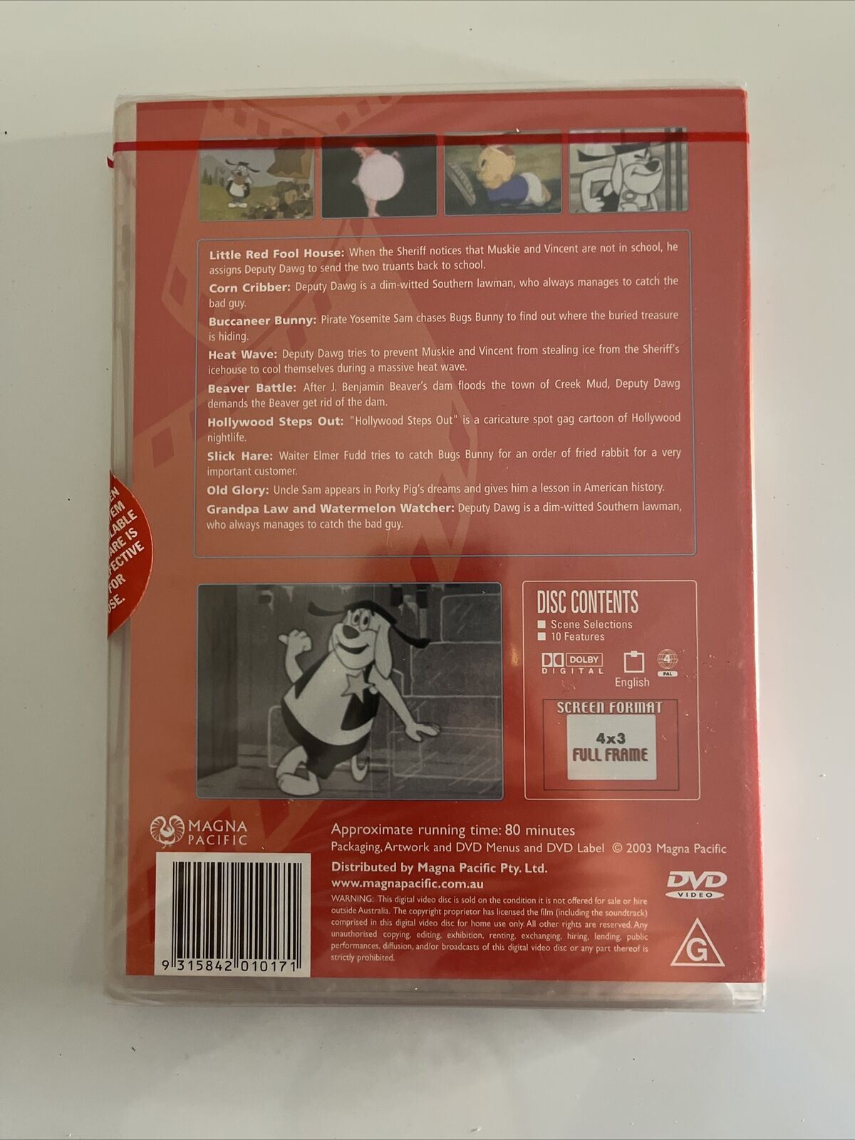 NEW Cartoon Hall of Fame - Volume 4 (DVD, 1940) Bugs Bunny Pink Panther Region 4