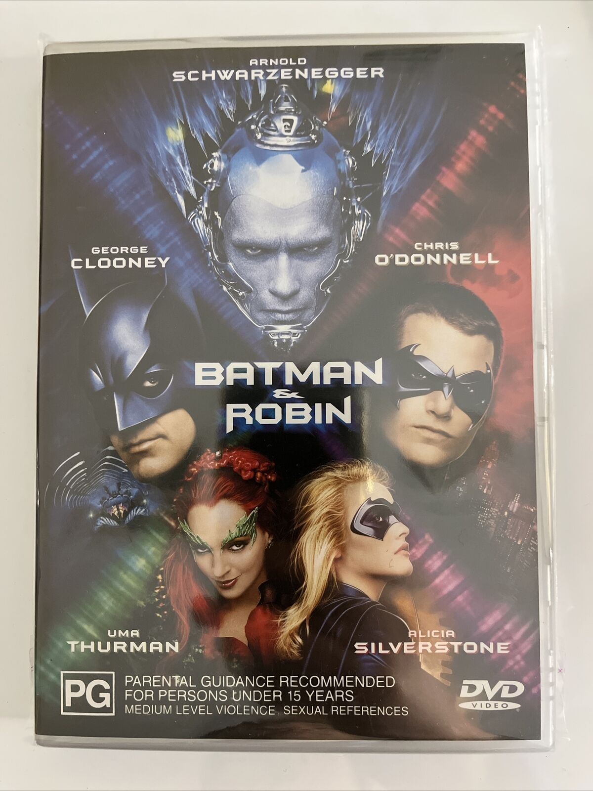 NEW Batman And Robin (DVD, 1997) Arnold Schwarzenegger, George Clooney ...